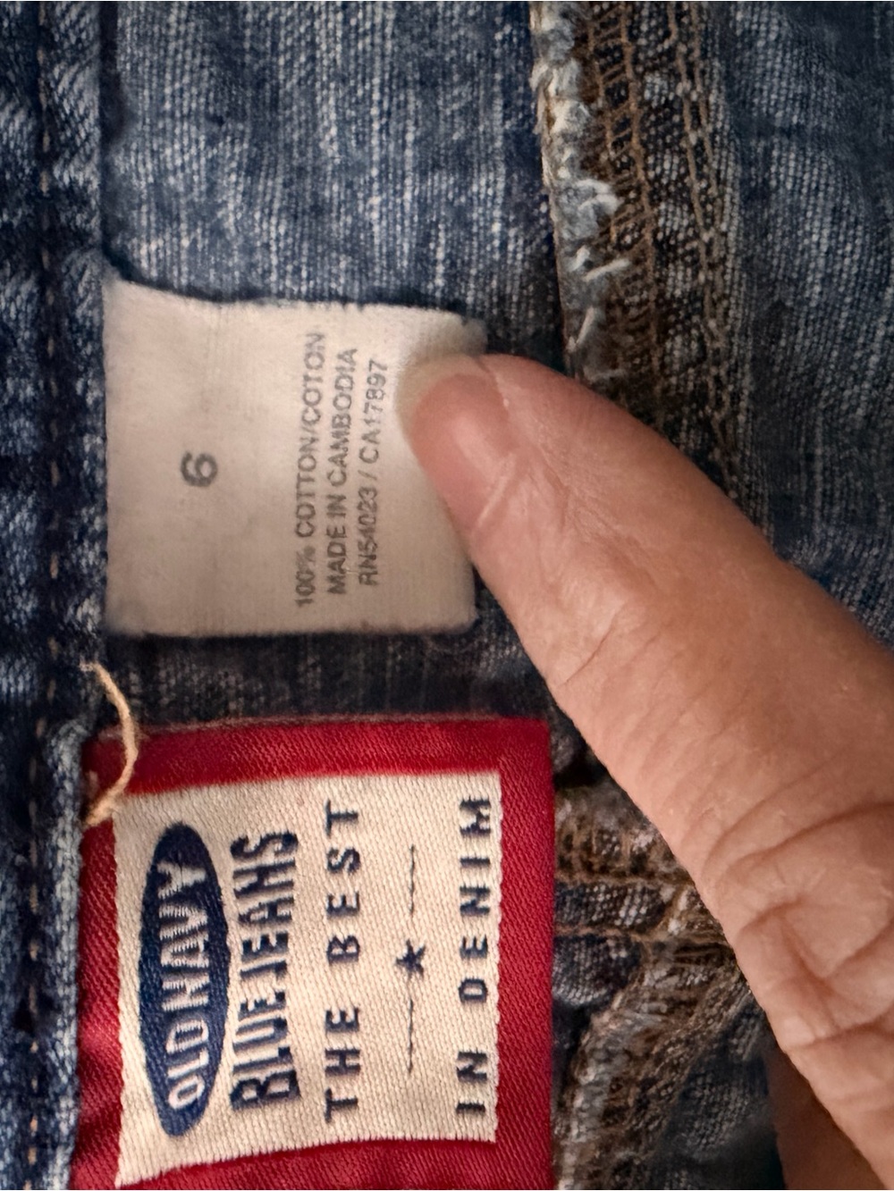 Old Navy Light Blue Denim A-Line Skirt - Picture 4 of 4